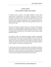 Resenha - Violência contra mulher