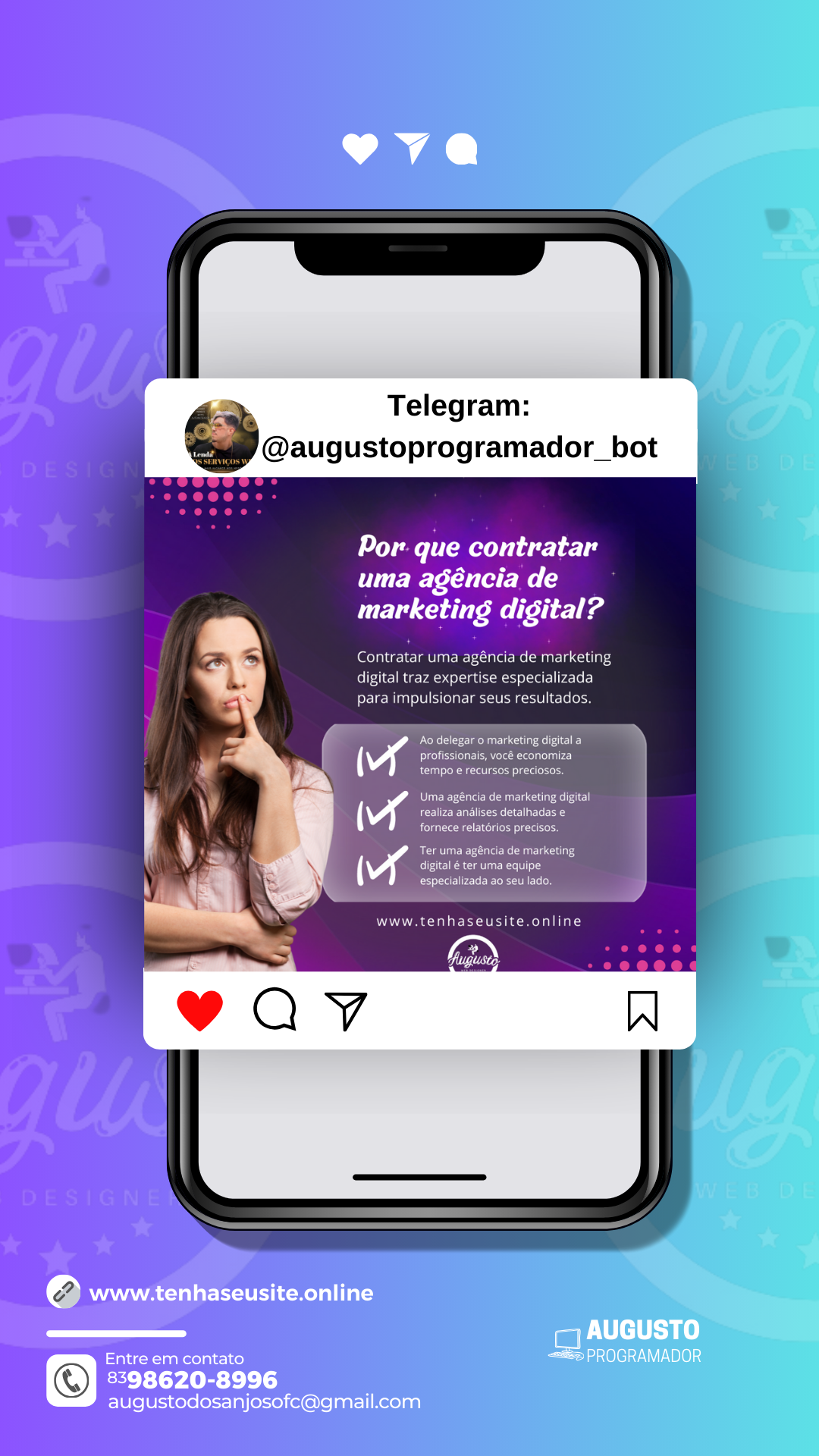 Feed do instagram