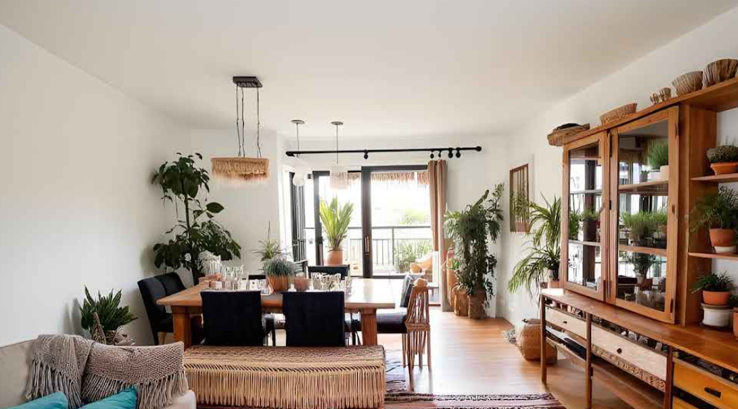 Redecoração de ambiente de sala de jantar