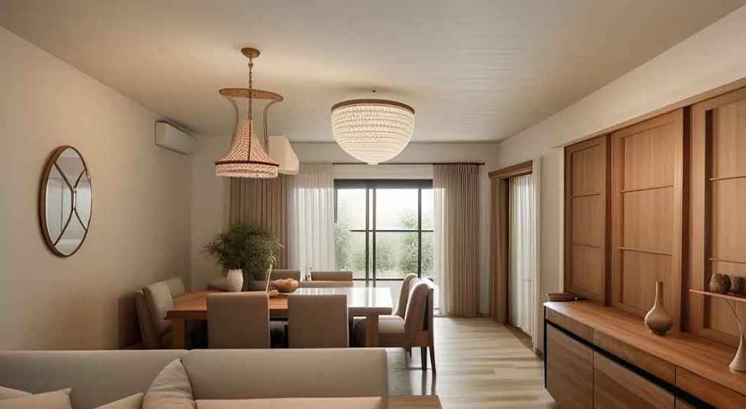 Redecoração de ambiente de sala de jantar