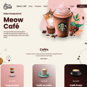 Cafe landing page