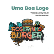 Indentidade visual completa - Rogerinho Burguer