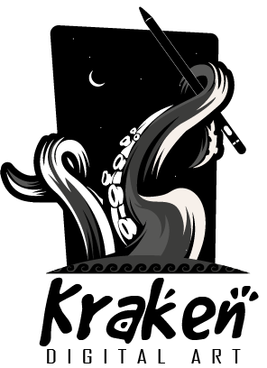 KRAKEN DIGITAL ART LOGO