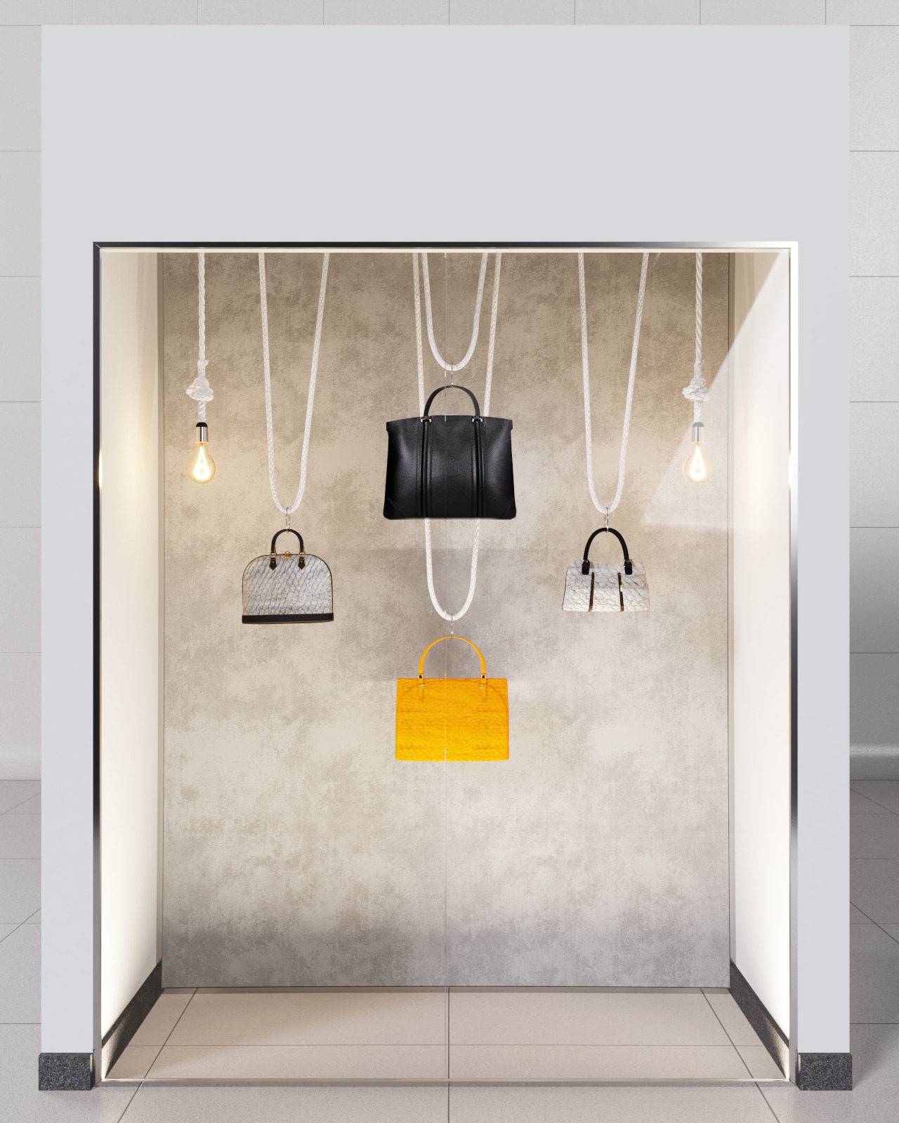 Vitrine bolsas