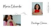 Psicóloga Maria Eduarda