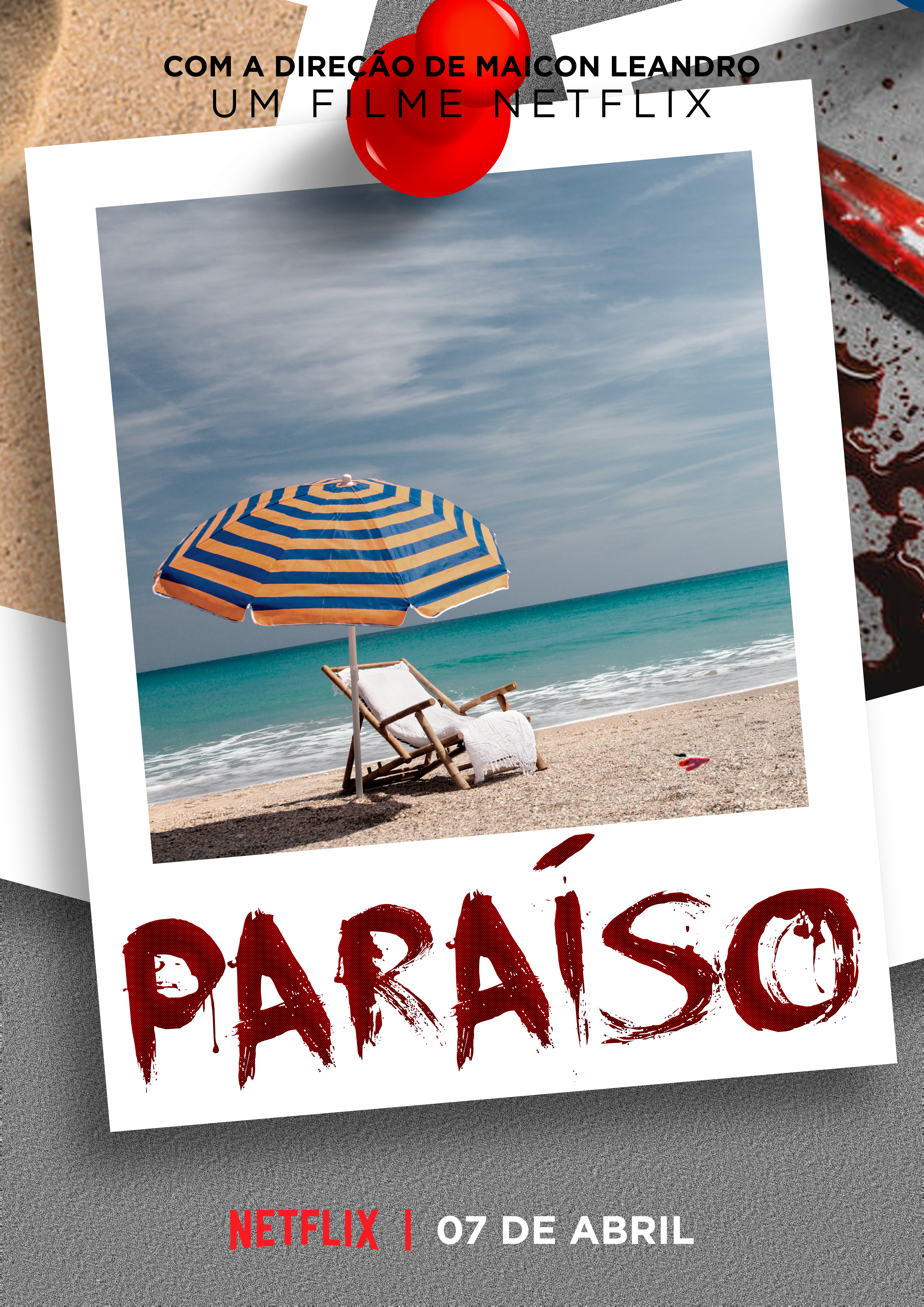 Cartaz de filme de suspense/terror