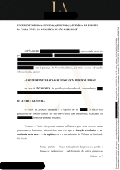 Petição Inicial - Ação de Reintegração de Posse