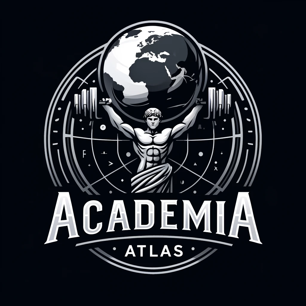 Criação de logo Academia Atlas
