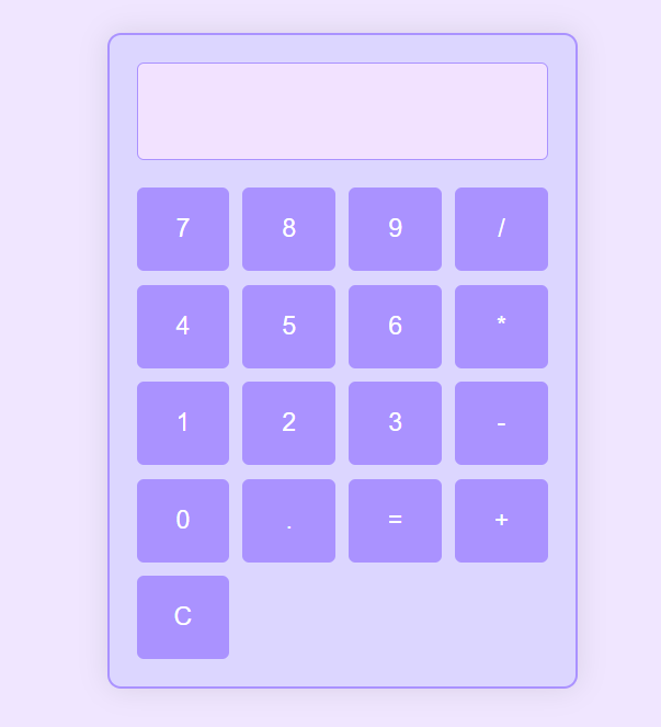 Calculadora simples retrô