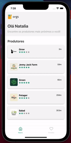 Aplicativo Mobile de gestão