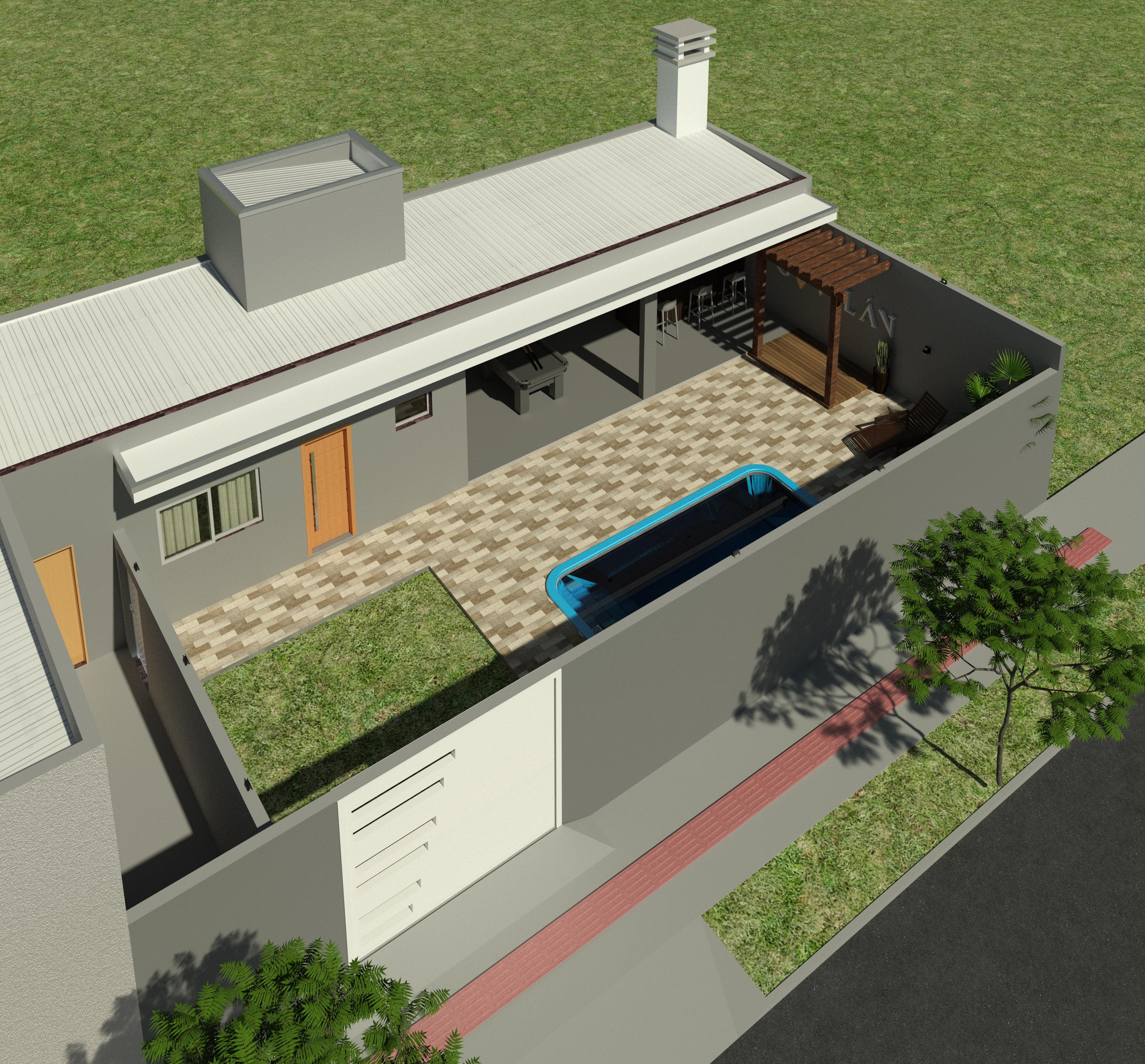 Projeto Arquitetonico -  Area de lazer Gavillan