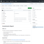 Investments Report