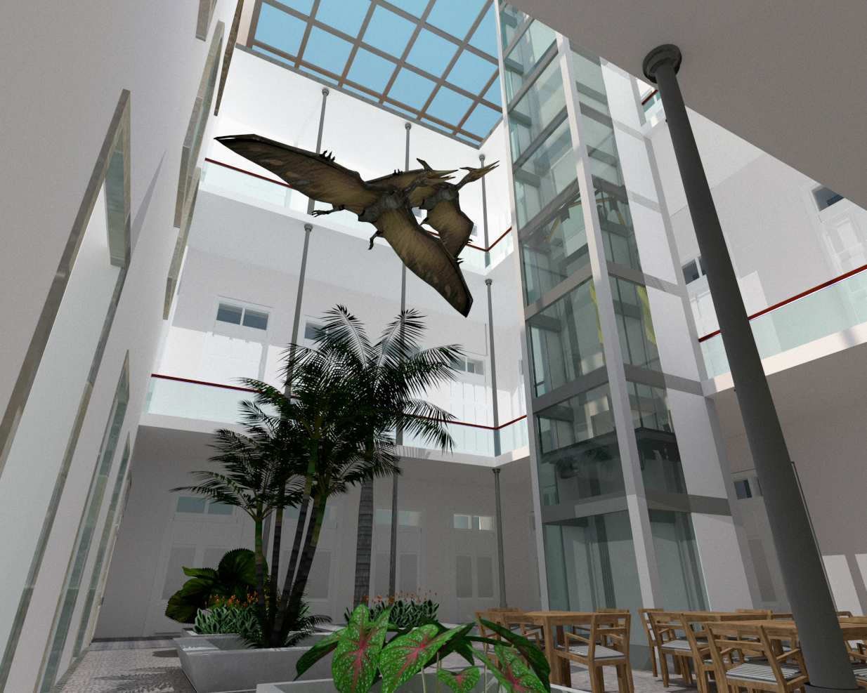 Patio - Museo da ciência da terra