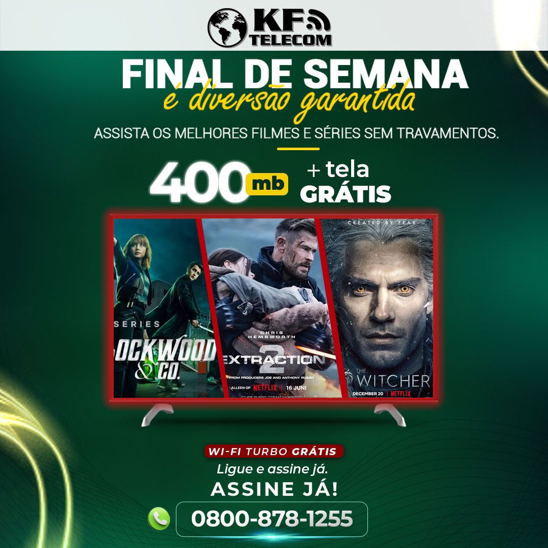 Arte para a Empresa [KF TELECOM] - Provedor de Internet - Social Media