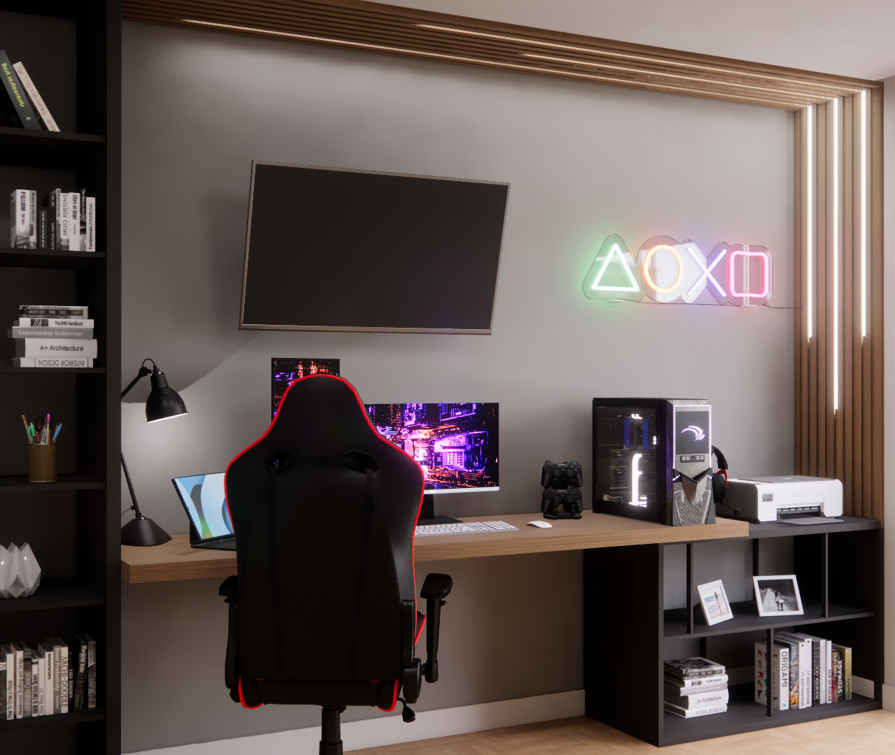 Modelagem e renderização interiores