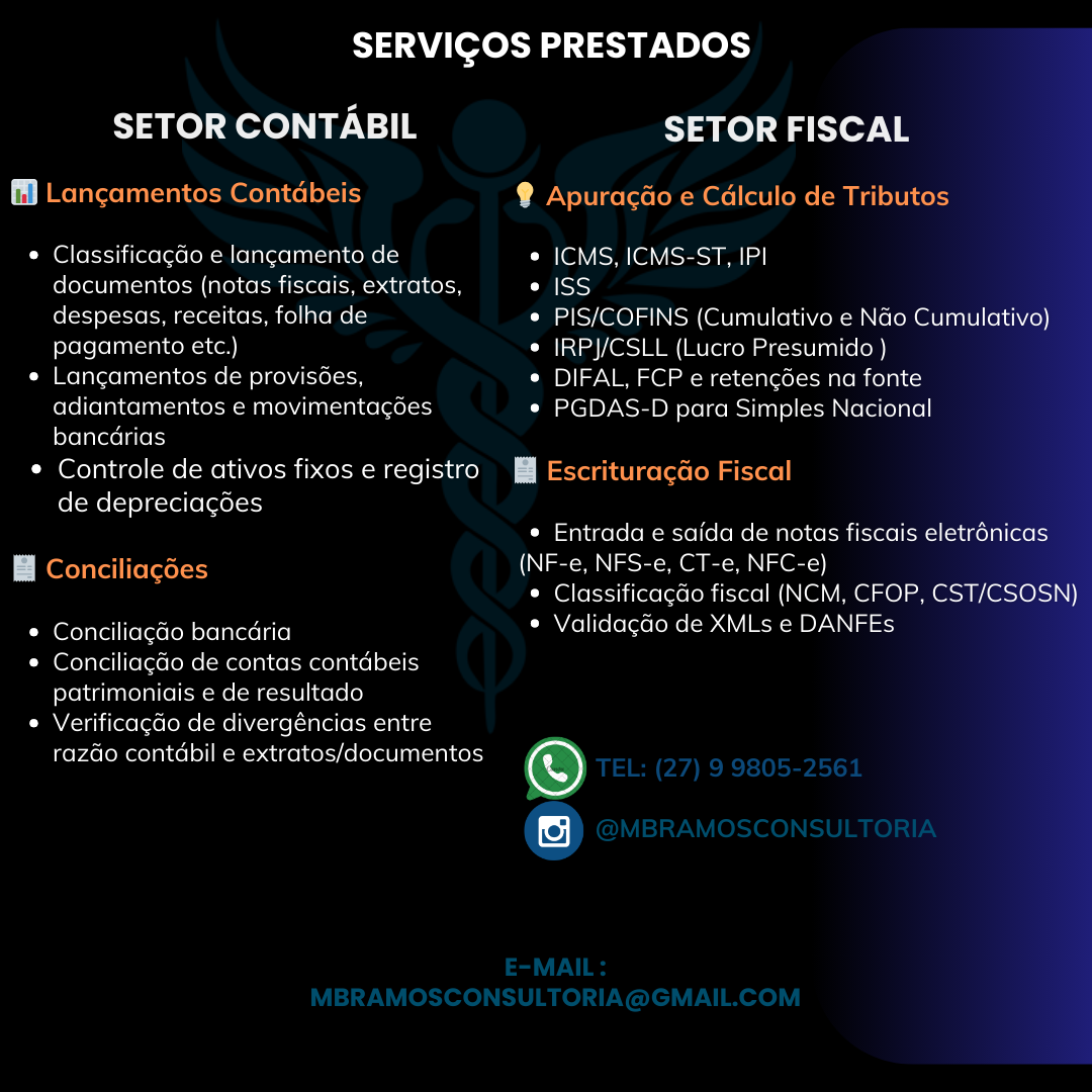 Serviços de Contabilidade Geral e Financeiro