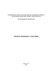 Portfolio Individual - Projeto Integrado I