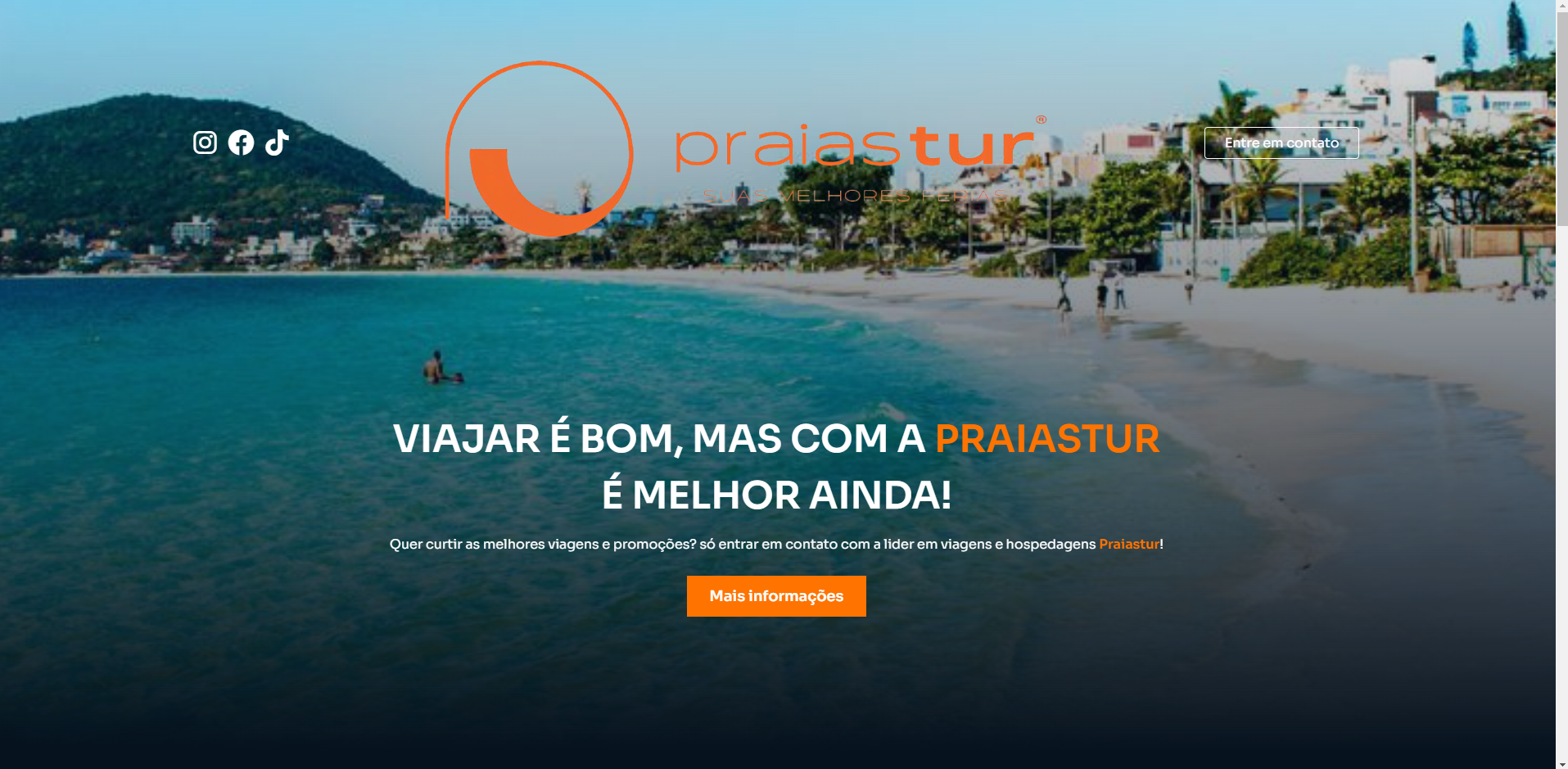 Site para outra empresa de turismo!