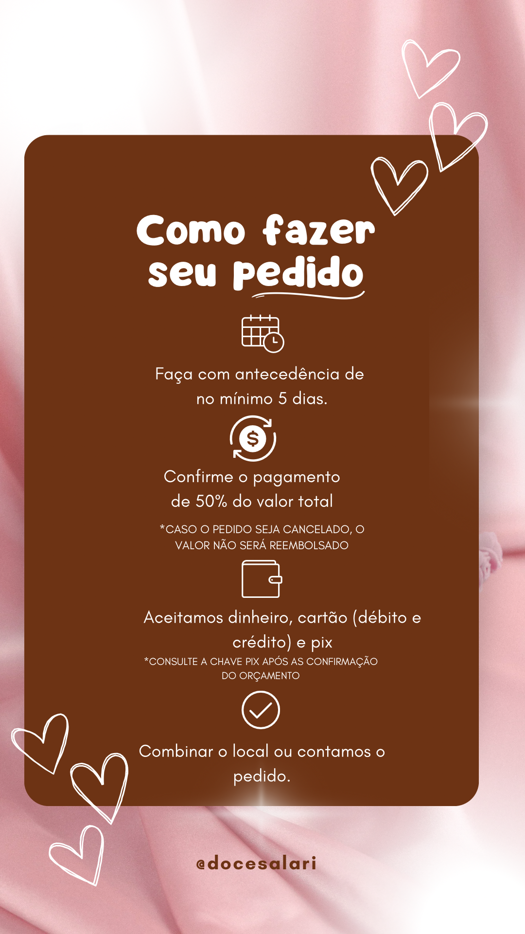 Designer - Instruções personalizaras