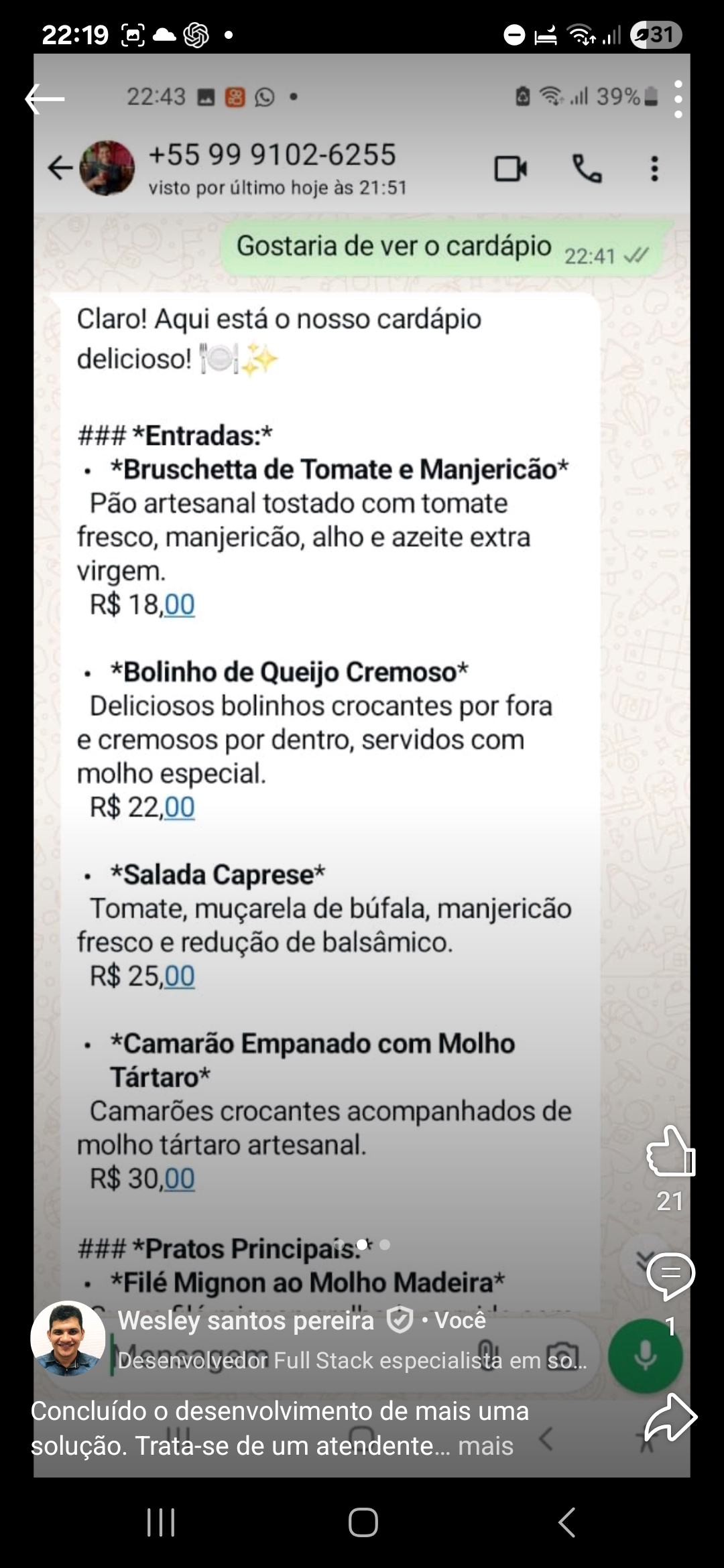 Sistema de pedidos