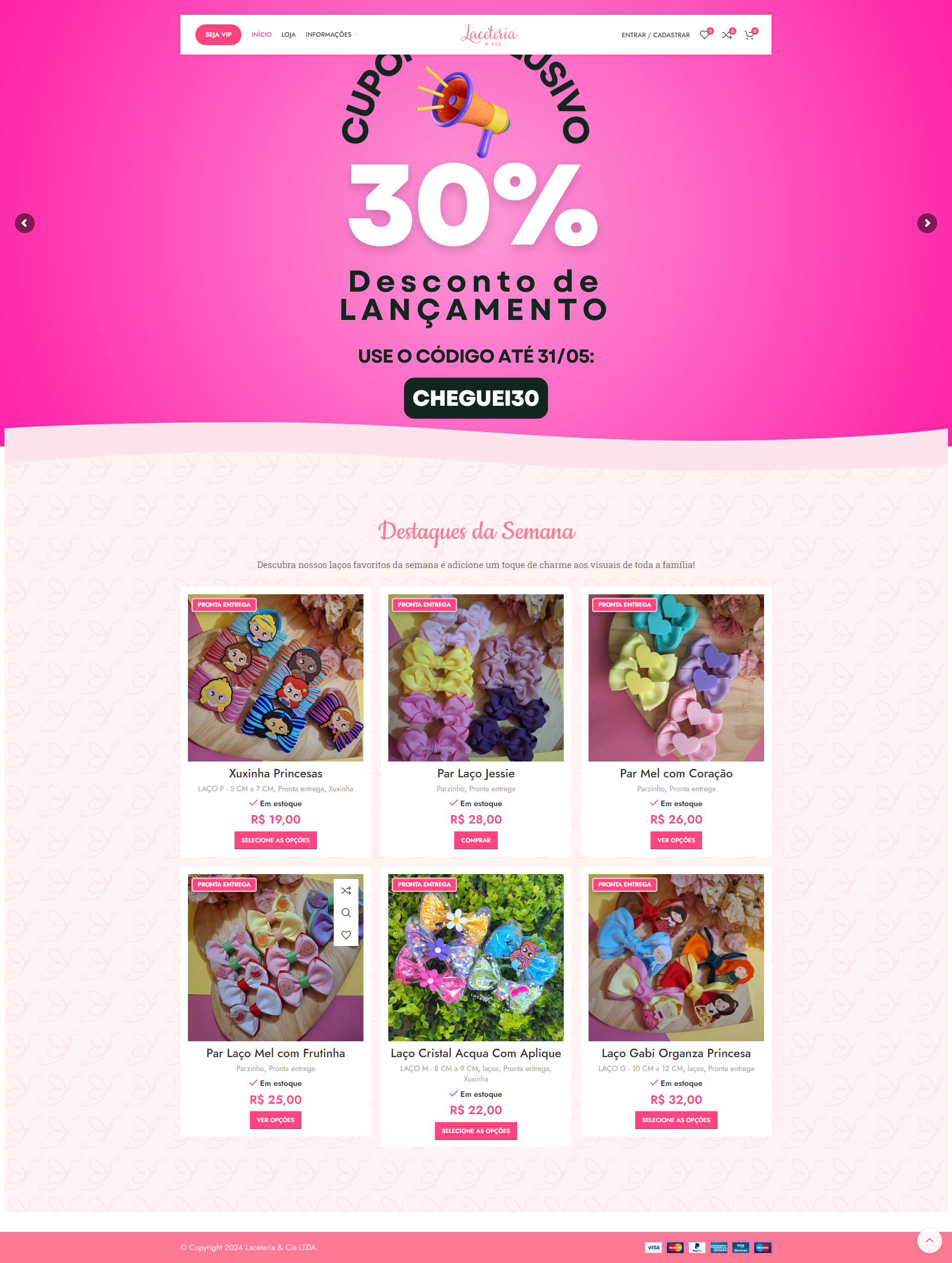 Laceteria & Cia - Ecommerce