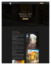 Mina Do Bijoca - Site institucional com sistema de gerenciamento de conteúdo