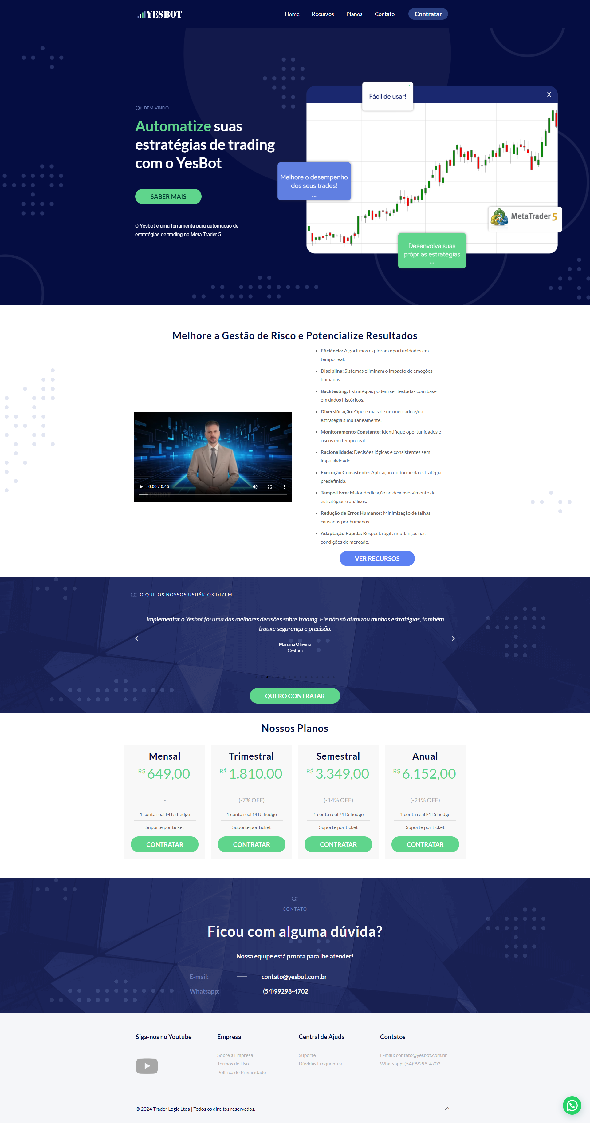 Site para Empresa de Software
