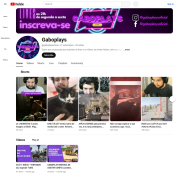 Canal no youtube com as edições e thumbs feitas por mim