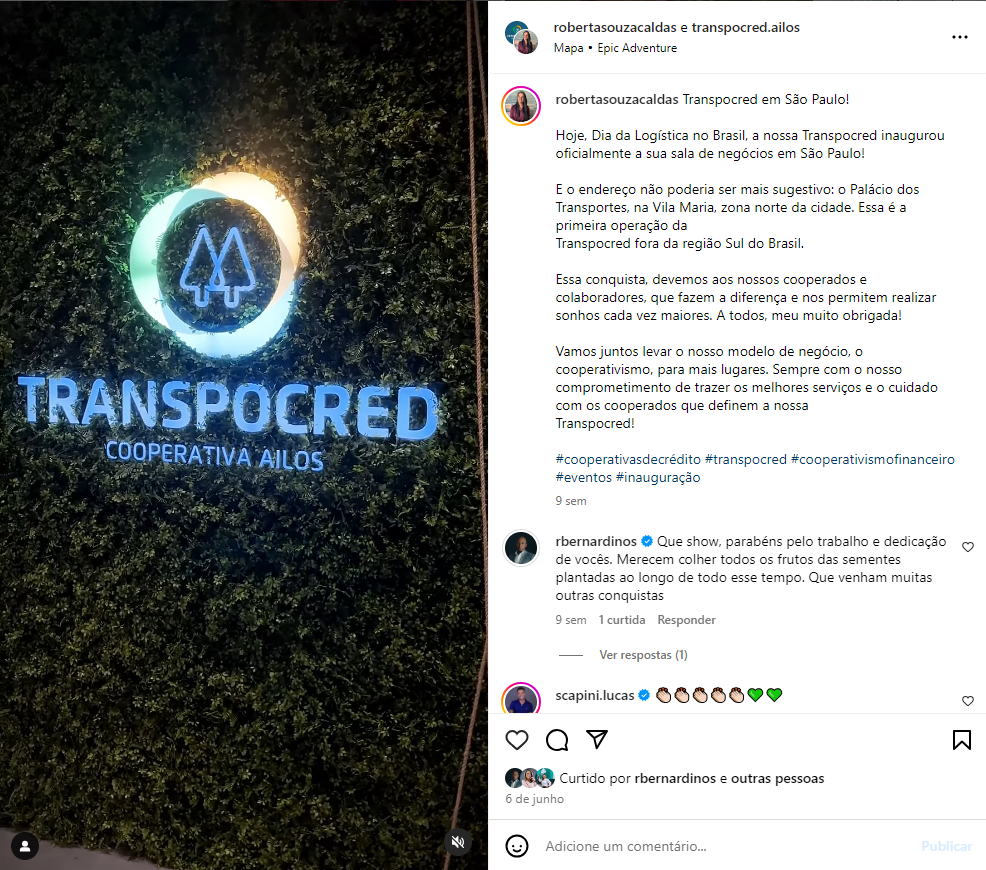 Cobertura em vídeo de evento