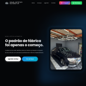 Desenvolvimento de site para uma Estética Automotiva