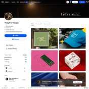 Portfólio no Behance