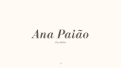 Portfólio Ana Paião