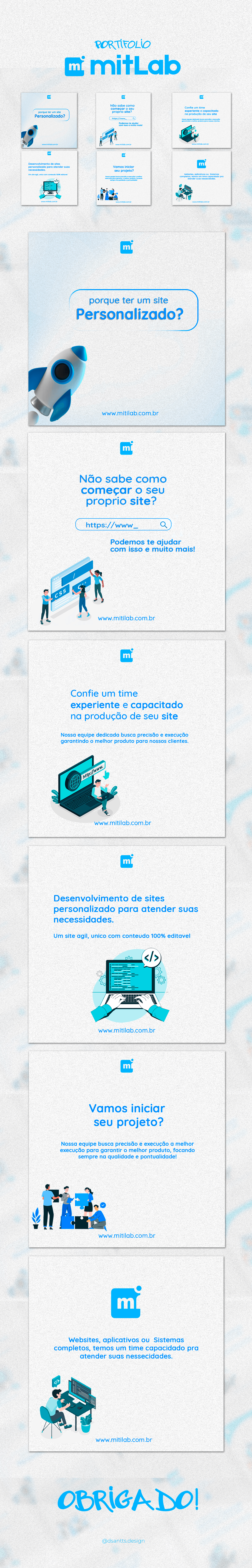 Portifólio Social Mídia Mitlabs