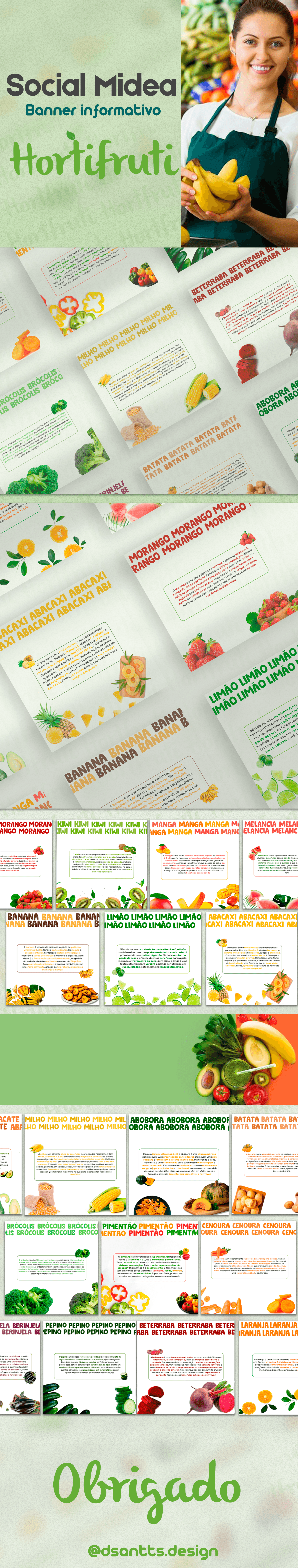 Portifólio Banner Informativo hortifruti
