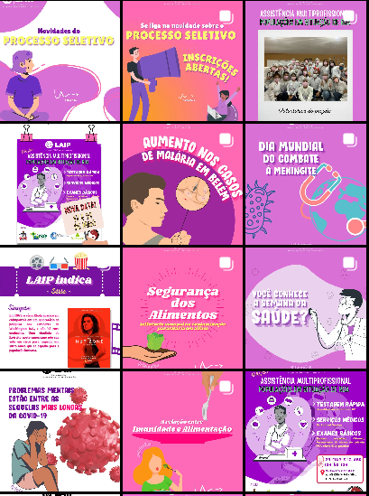 Projeto de criação de perfil no instagram sobre educação em saúde