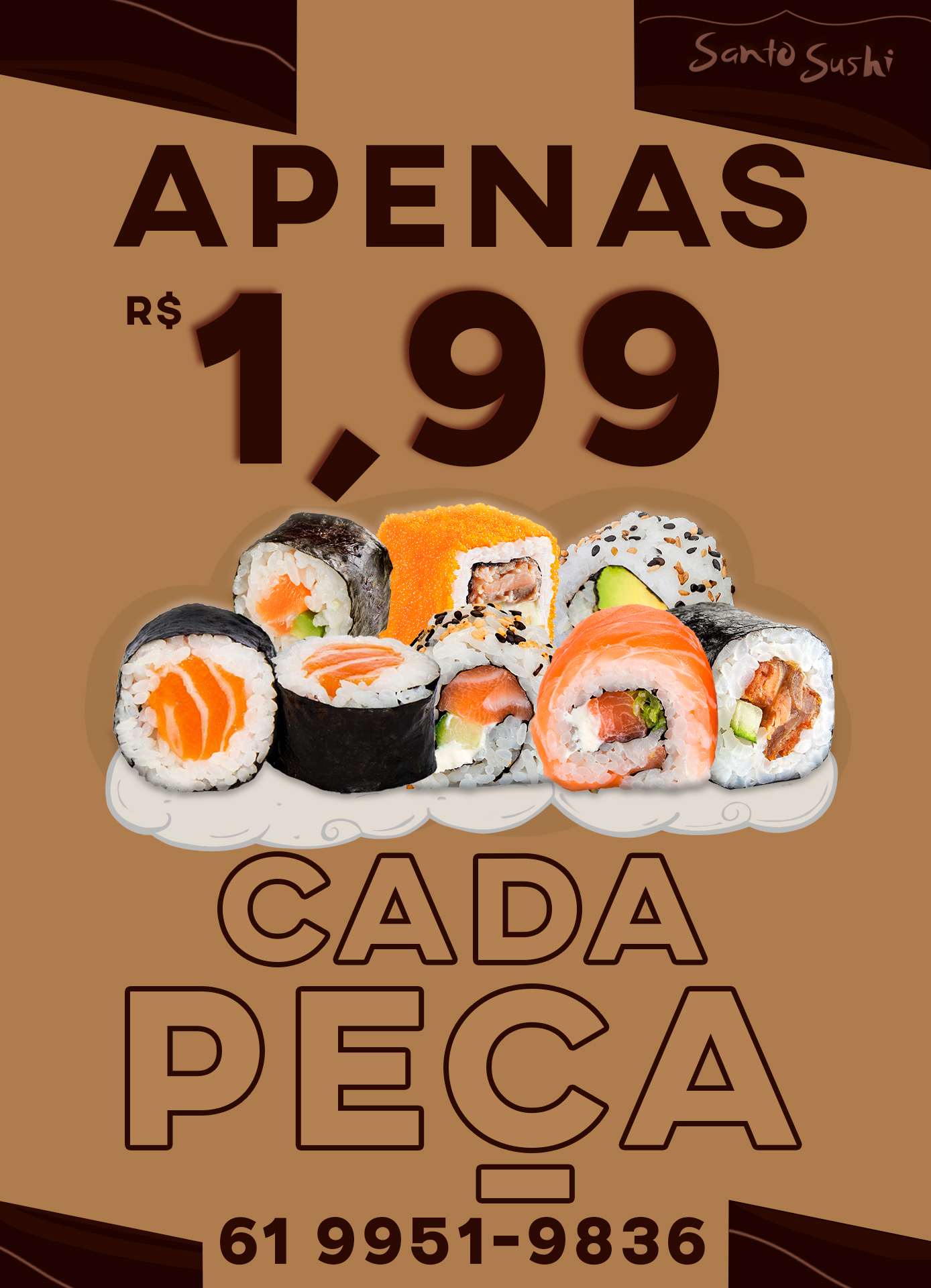 Promoção para o Restaurante Japonês