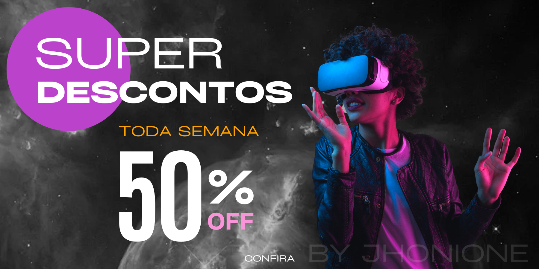 BANNER ILUSTRATIVO PARA LOJA VIRTUAL DE DROPSHIPPING