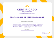 PROFISSIONAL DE PESQUISAS ONLINE