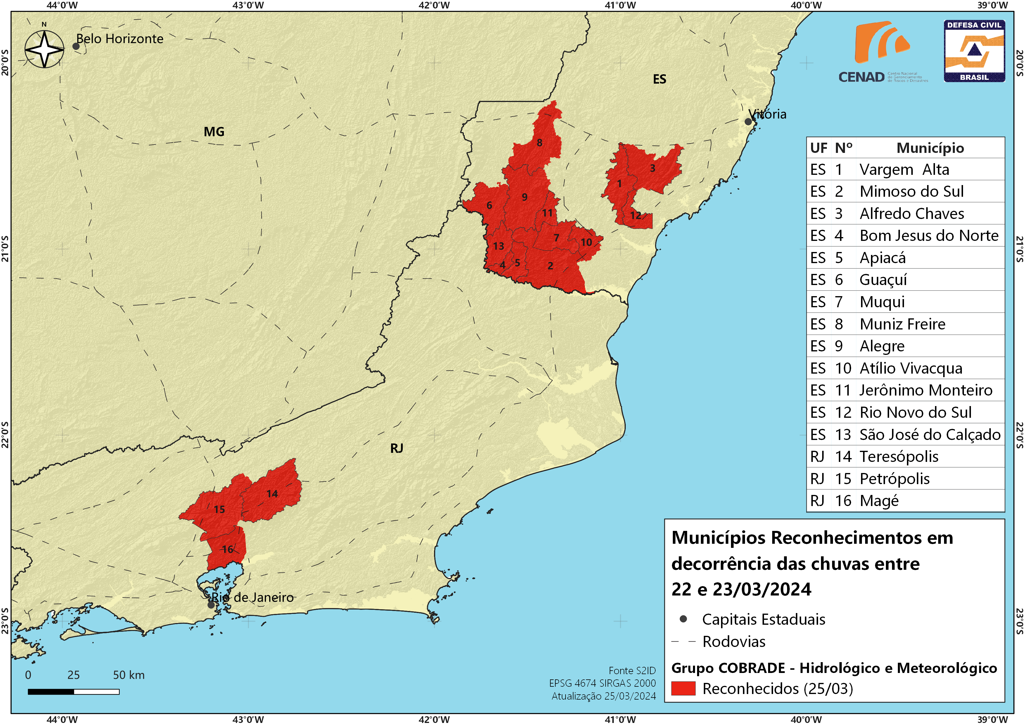 Mapa de localização