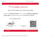 Certificado Programaçao