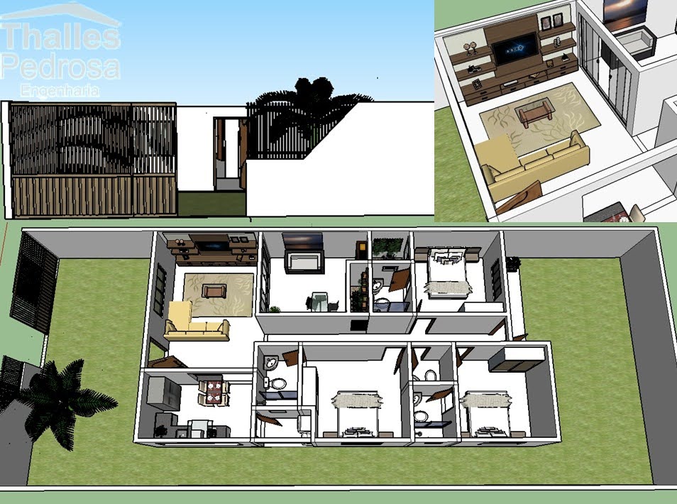 Casa padrão médio