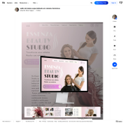 Site para um salão de beleza