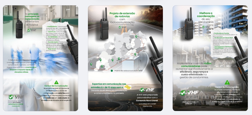 Folders para prospecção organica