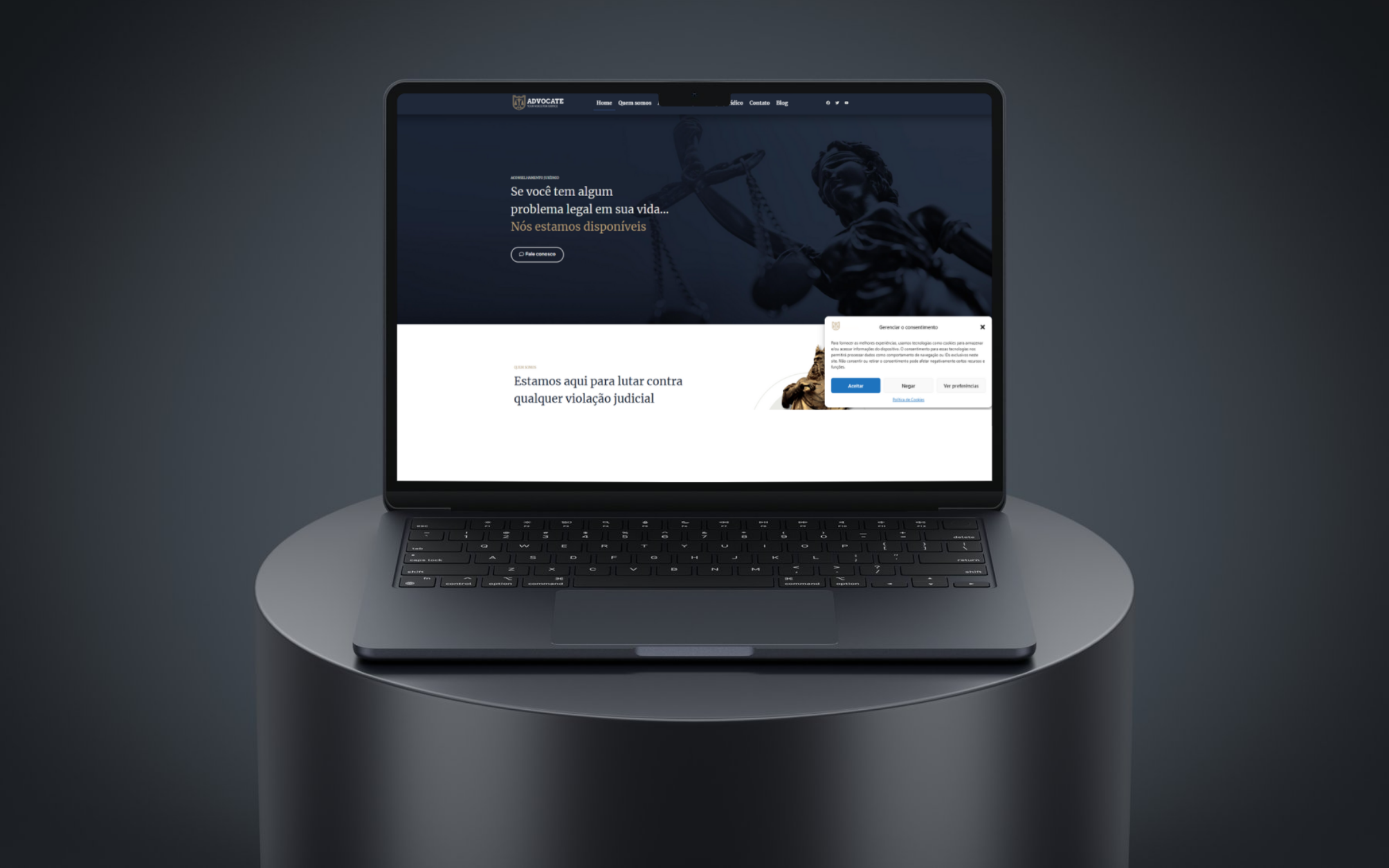 Website de Treinamento | Escritório de Advocacia