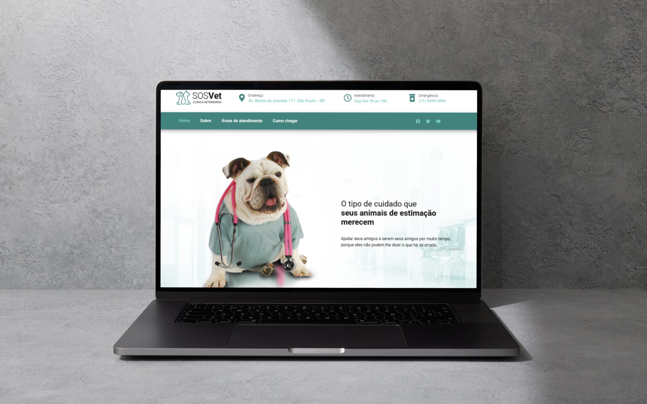 Website de Treinamento | Vet Clinic