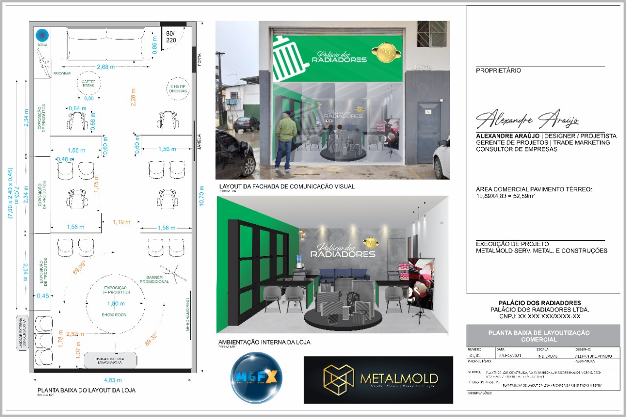 Projeto de Loja em 3D, ID e Comunicação Visual
