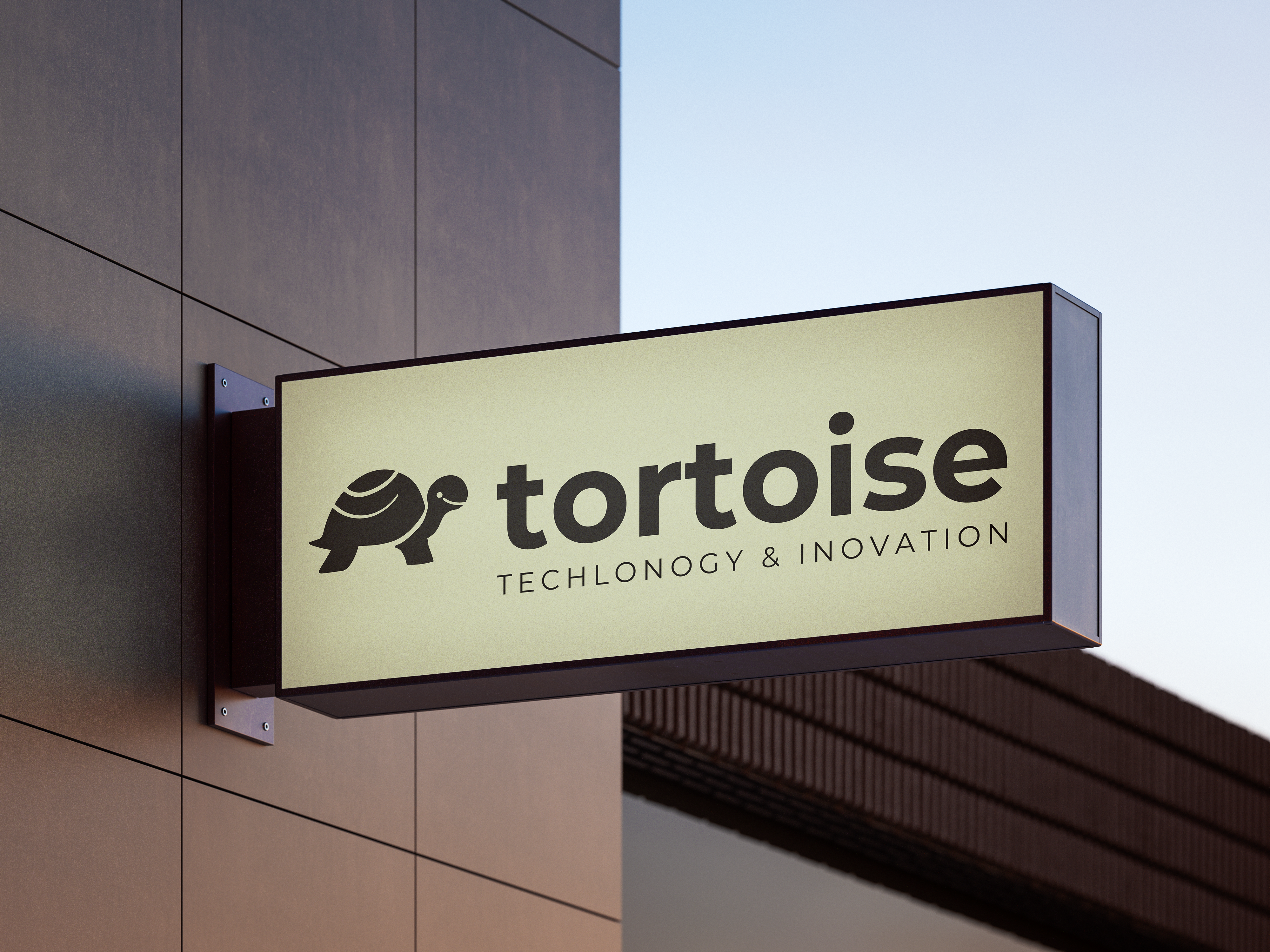 Aplicação da marca "Tortoise" - Logo e Tipografia