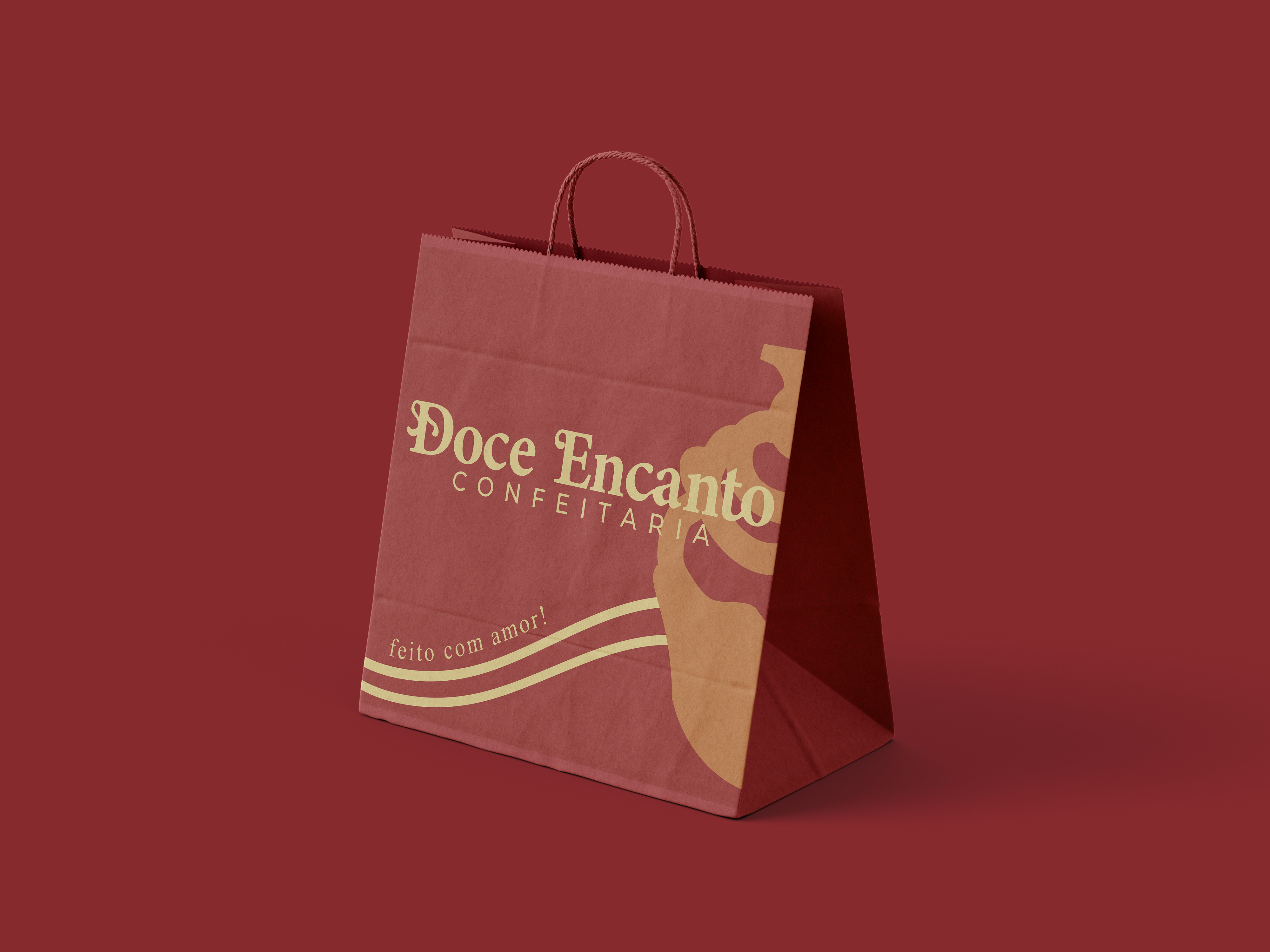 Identidade Visual - Doce Encanto, confeitaria - Branding e Social Media