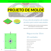 Site de projetos de molde prontos para execução.