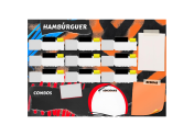 Design de Menu para Hamburgueria